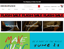 Tablet Screenshot of heidmusic.com